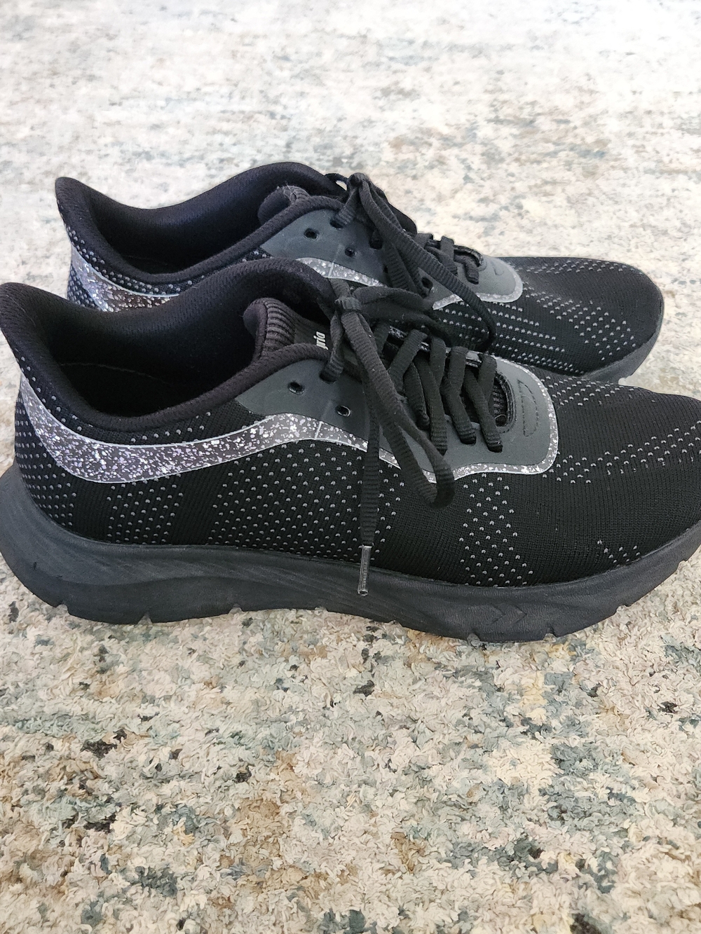 Alegria Black Rize Rebounce Athletic Ultra Light Slip In Sneakers 40 9.5-10
